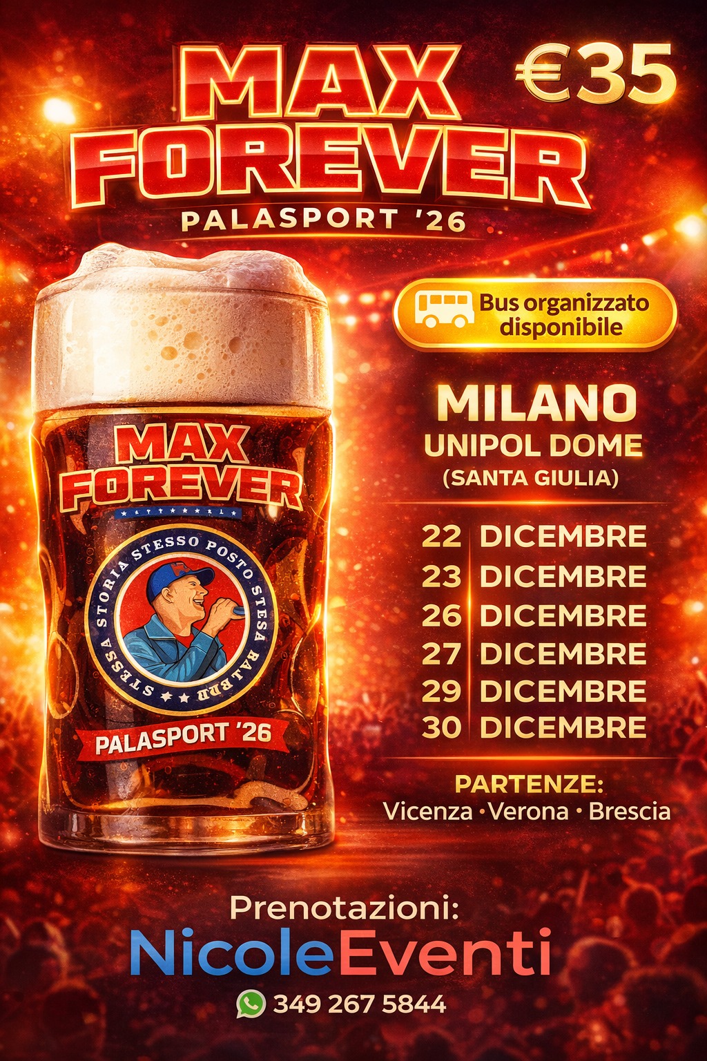 Max Pezzali Palasport 2026