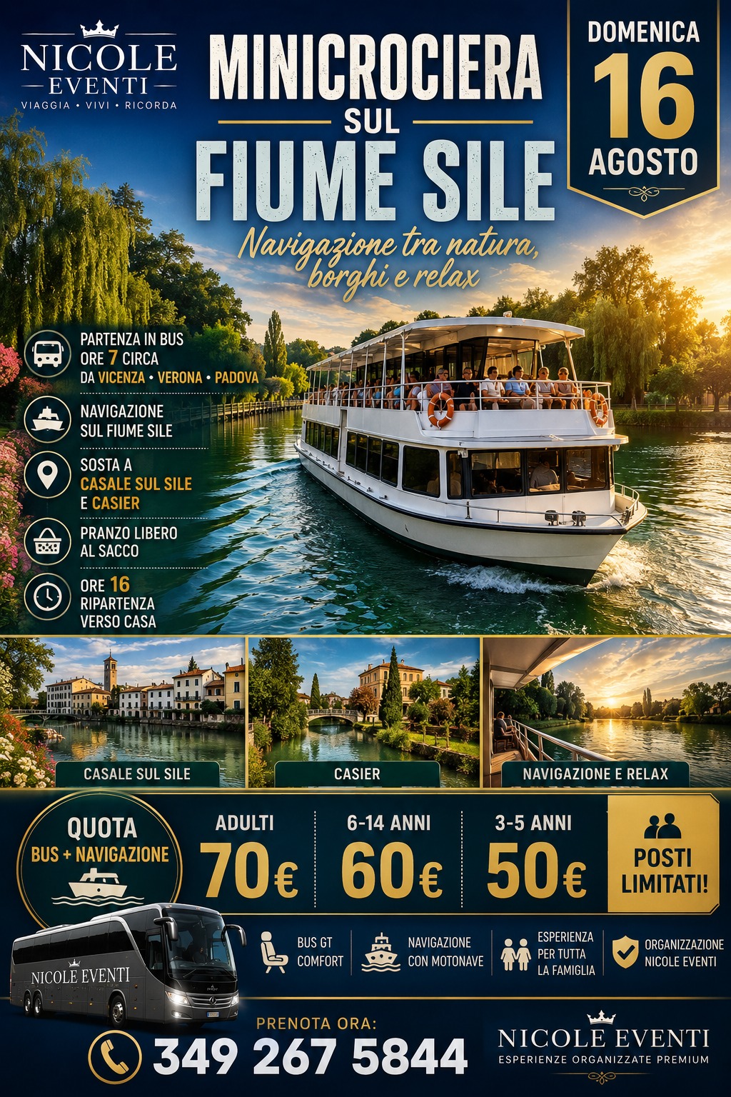 Minicrociera sul Fiume Sile