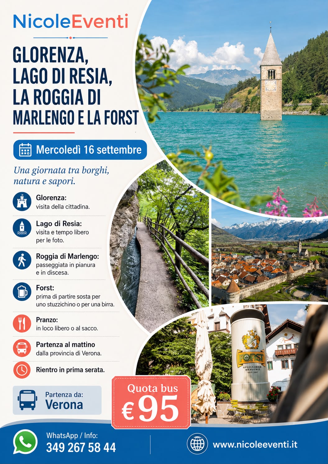 Glorenza&Lago di Resia&Roggia di Marlengo e Forst