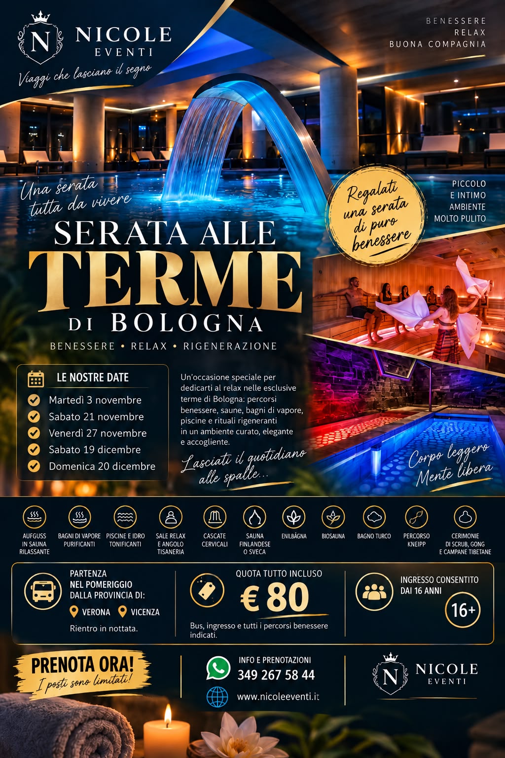 Serata alle Terme